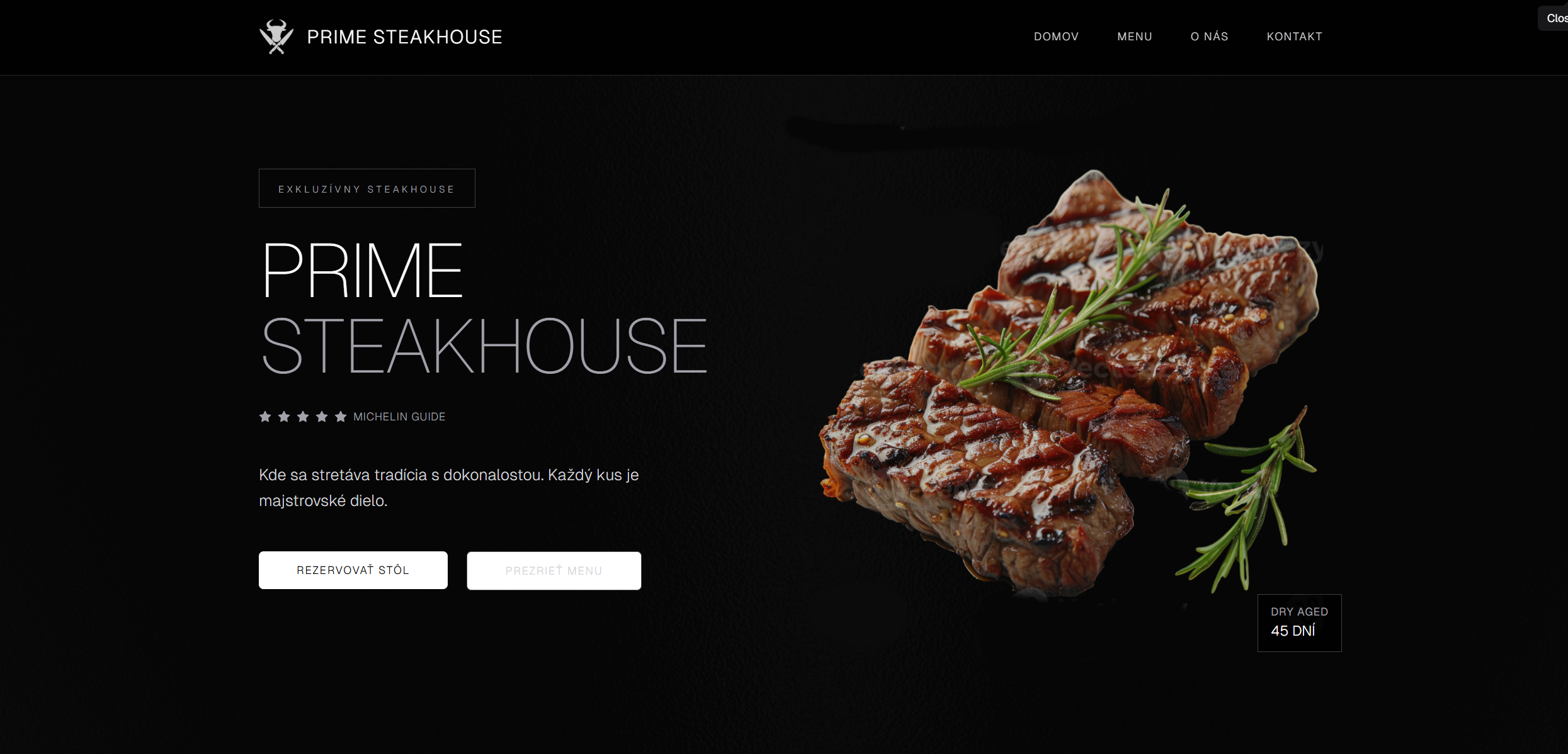 Prime Steakhouse - Prémiový steakhouse